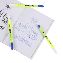 Low price wholesale school supplies erasable gel pen double-end erasable pen